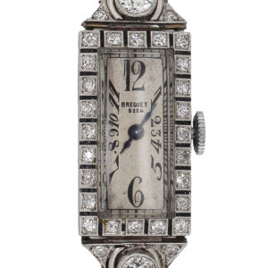 Platinum and Diamonds Breguet, No. 5224. Made in the 1920’s