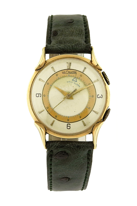 LeCoultre 14k Yellow Gold Filled Wrist Alarm Watch