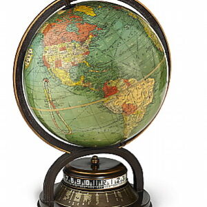 WORLD TIME GLOBE CLOCK, made by Replogle Globes Inc
