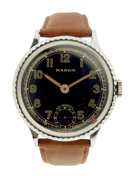 Marvin "Mercier" Stainless Steel Vintage Wristwatch