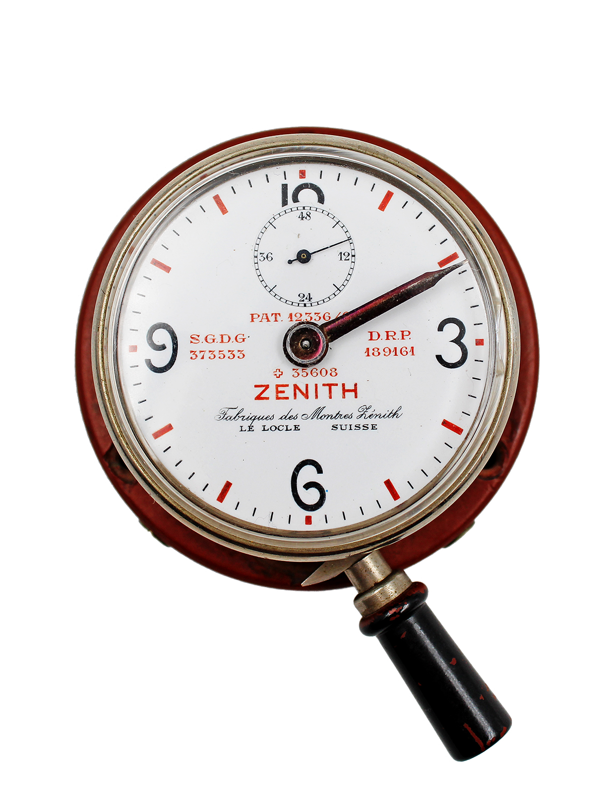 Zenith Chrome Military Telephonometer Special Timing Device