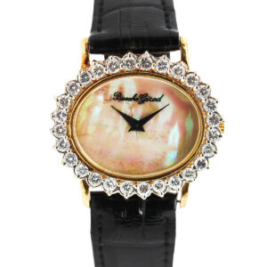 Buche Girod 18k Yellow Gold & Diamond Ladies watch