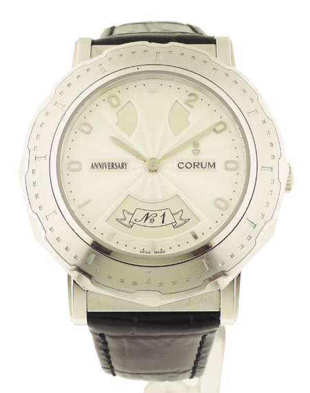 Corum Admiral's Cup, 18k WG,  No 1 of 10 examples, Automatic quarter repeating wristwatch with 3 shuttered apertures