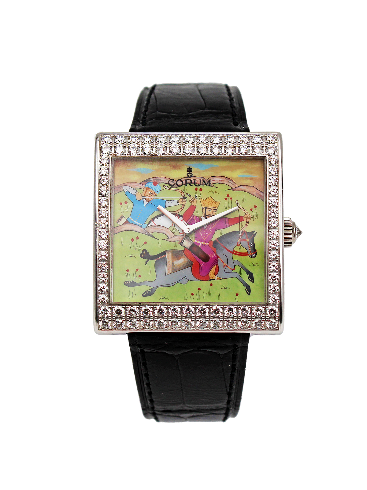 Corum Buckingham Skull Diamond Watch - 024.201.69