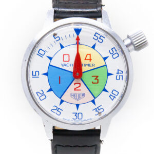 Heuer "Yacht Timer" (Ref 503.512) Stainless Steel Oversized Stopwatch c. 1970's