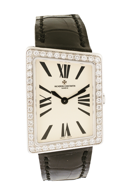 Vacheron & Constantin Ref. 25520/00q Ladies 18k White Gold and Diamond-set Asymmetrical watch. MCMLXXII Circa 2000