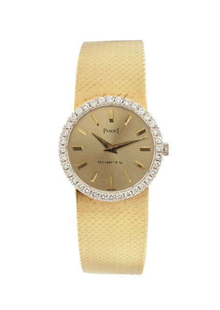 Piaget 18k Yellow Gold and Diamond Ladies' Bracelet Watch