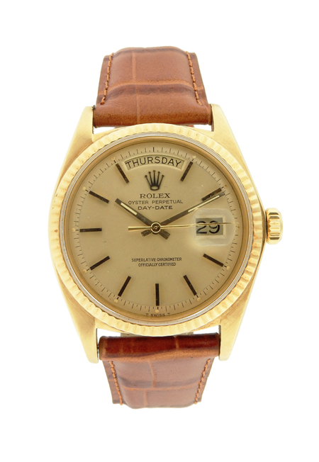 Rolex 18k Yellow Gold "Day-Date" Ref. 1803.  c.1960s