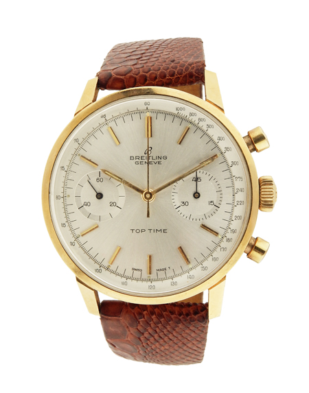 Breitling 18k Yellow Gold "Top Time" Chronograph c. 1960s