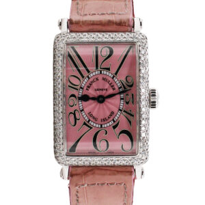 Franck Muller 18K White Gold "Long Island" w/ Diamond Bezel