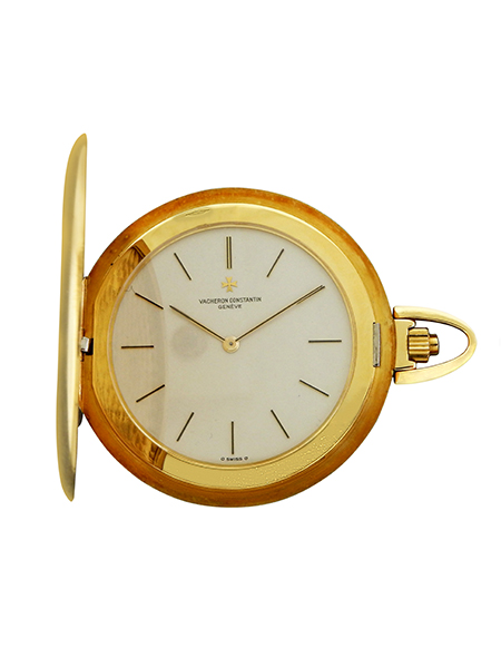 Vacheron & Constantin 18k Yellow Gold Hunter Case Pocket Watch (Ref 53004) c. 1980s