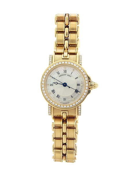 Breguet 18k Yellow Gold & Diamond 'Horloger de la Marine' (Ref. 6293) Auto-date Bracelet Watch