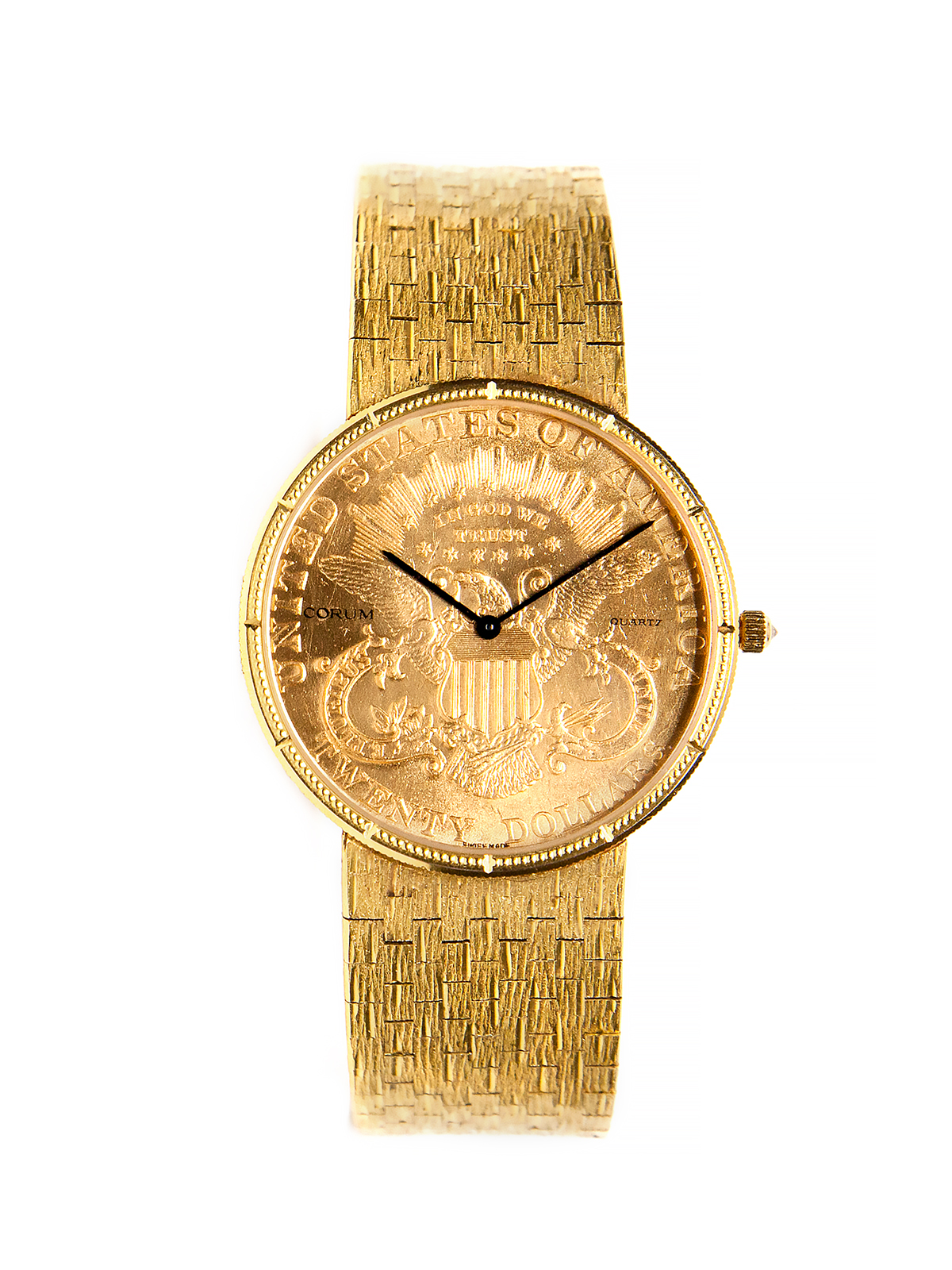 Corum $20 Gold Coin Bracelet Watch c. 1990s