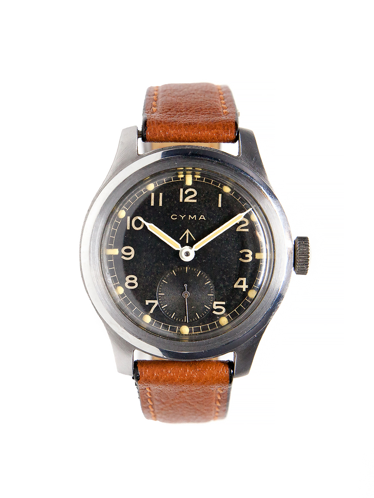 Cyma "WWW Military" (Ref P 8980) Stainless Steel Wristwatch c. 1940s