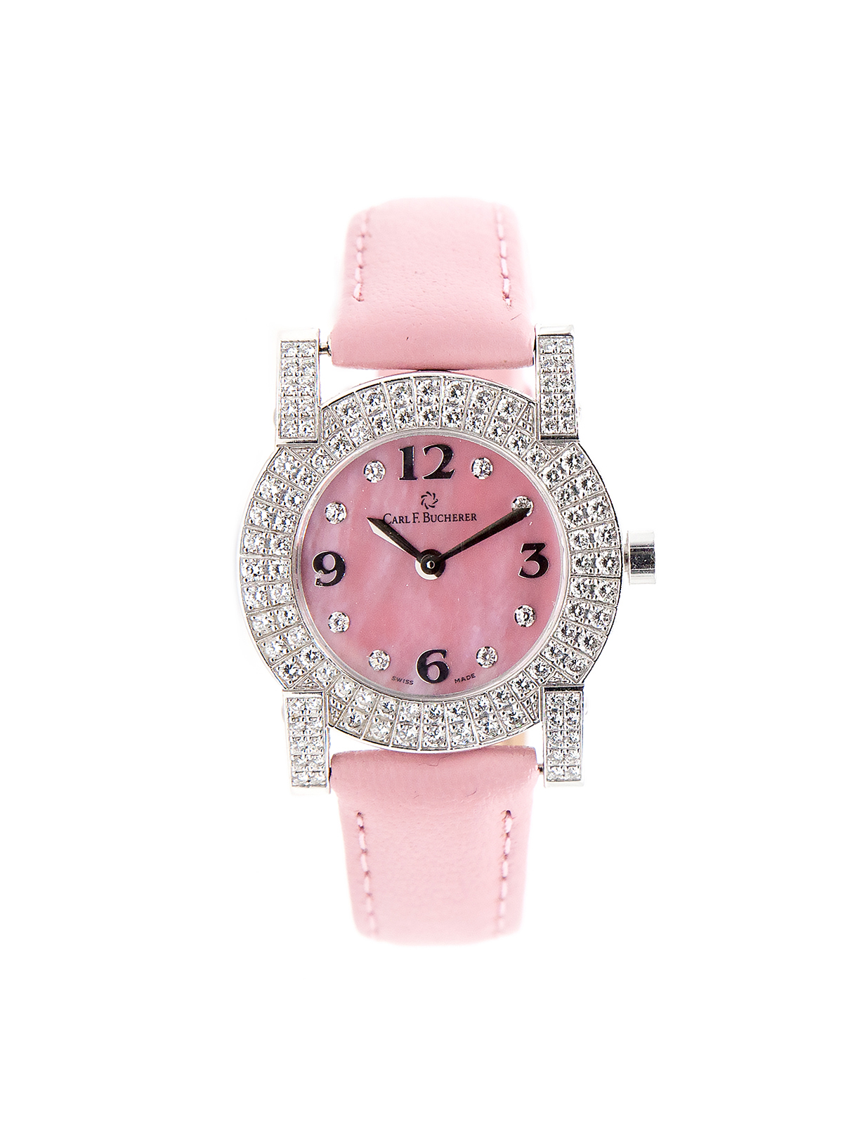 Carl Bucherer "Pathos" 18k White Gold & Diamond (~2ct) Quartz Ladies' Wristwatch c. 2012, Ref 280-563