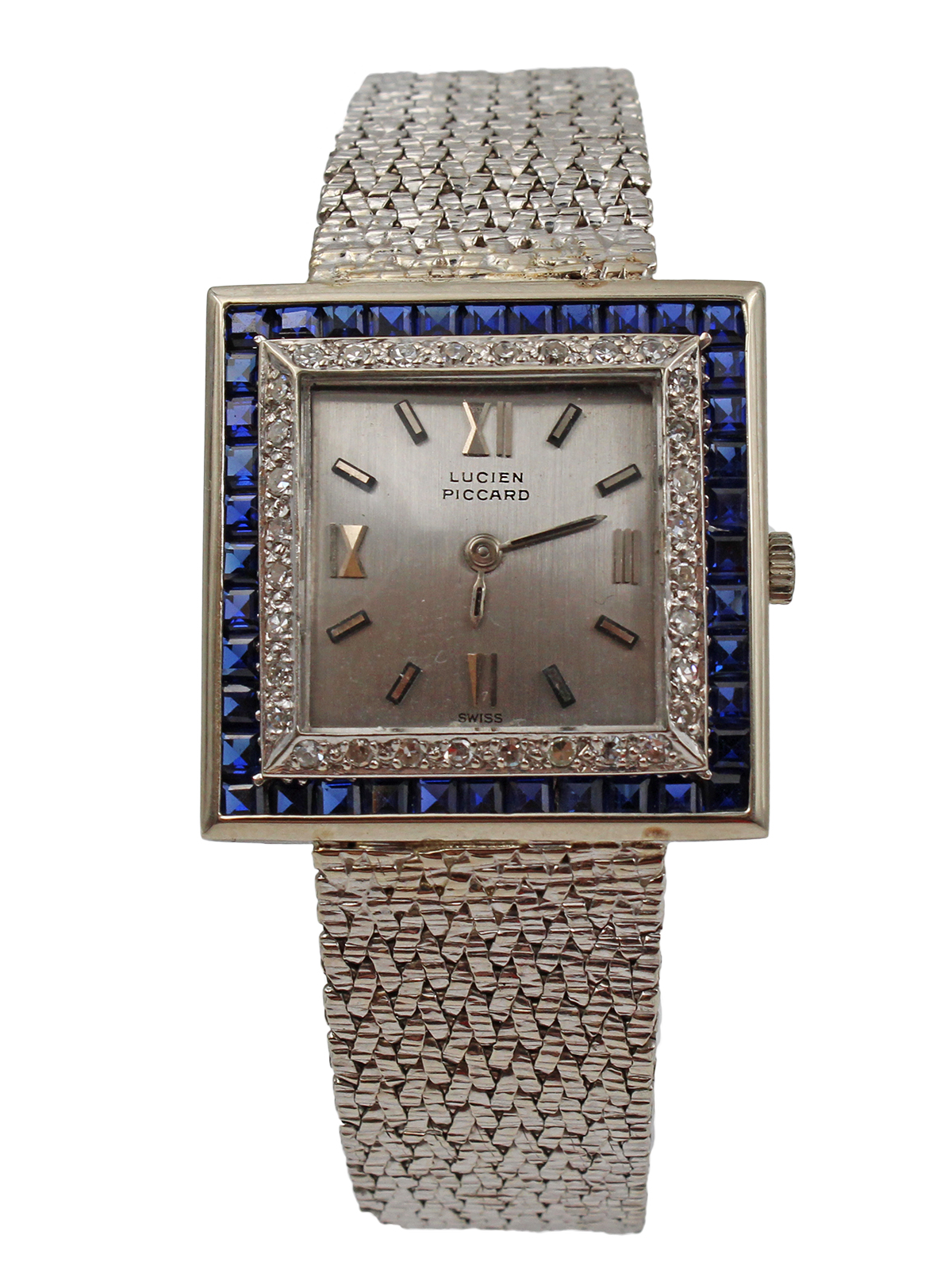 lucien piccard women's 14k gold diamond watch