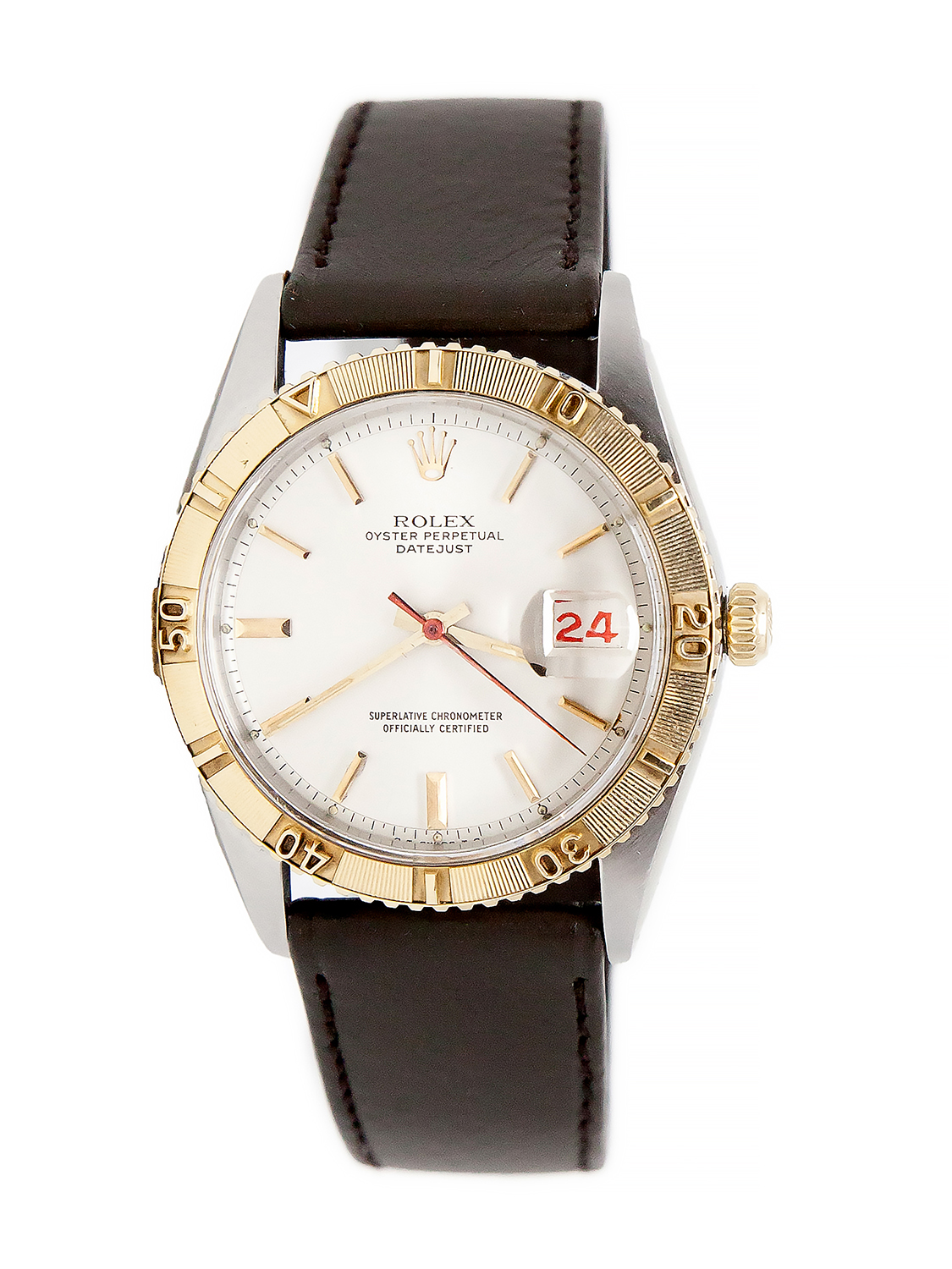 Rolex Thunderbird (Ref 1625F) 18k Yellow Gold & Stainless Steel 2-Tone Oyster Perpetual Datejust Wristwatch c. 1978