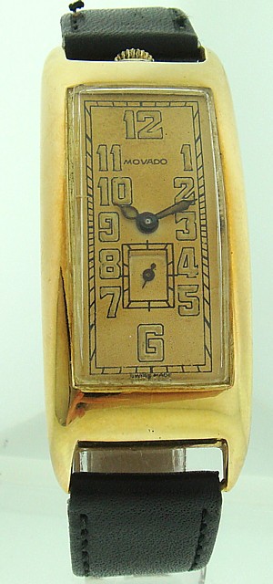 Movado Vintage Polyplan 14k YG, Ref. 4400