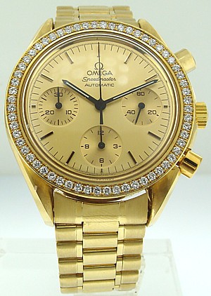 18k YG Omega Speedmaster Automatic Chronograph Ref. 5115C