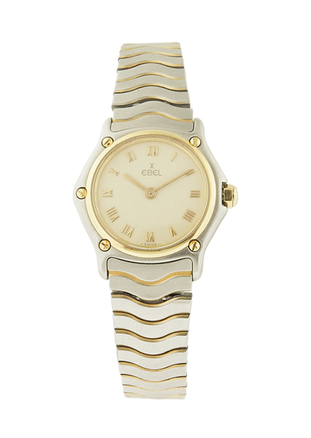 Ebel 18k Yellow Gold & Stainless Steel Bracelet Watch