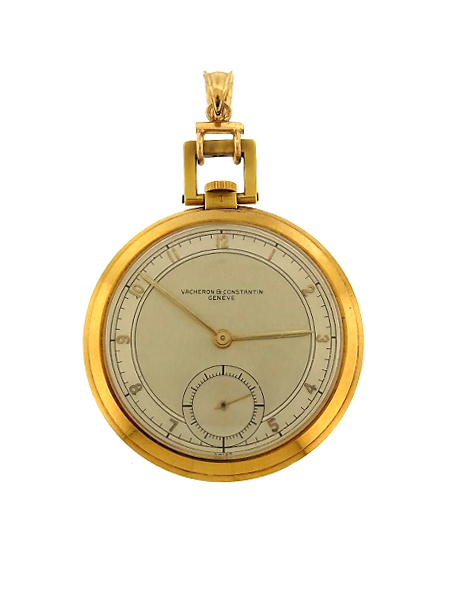 Vacheron & Constantin (Ref 4212) 18k Yellow Gold Open Face Pocket Watch, c. 1940s