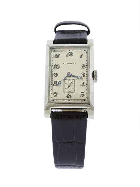 Longines 18K White Gold Vintage Wristwatch c. 1930s