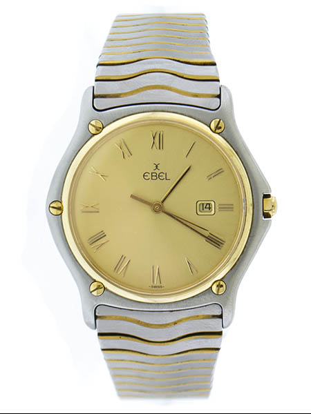 Ebel 18k Yellow Gold & Stainless Steel Bracelet Watch