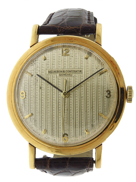 Vacheron & Constantin Vintage 18k Yellow Gold Oversized Men's Wristwatch, c. 1940s