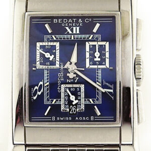 Bedat & Co Men's Stainless Steel Chrono No.7 Swiss Watch, Ref. 778.010.510, Also a Table Watch, 125.3g