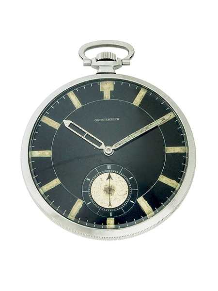 Marvin 'Gerstenberg' Chrome Open Face Vintage Pocket Watch