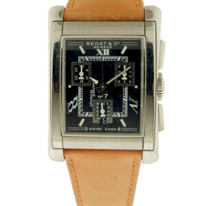 Bedat & Co. Stainless Steel Chrono Packet No.7 Wristwatch, with box and papers.