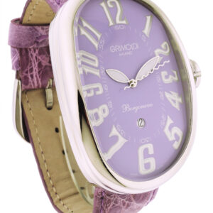 Grimoldi, SS Auto-Date W/Purple Dial, Circa 2000'/Never worn/Complete