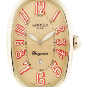 Grimoldi, SS Auto-Date W/Light Brown Dial, Circa 2000'/Never worn/Complete