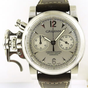 Graham London Stainless Steel Chronofighter Oversize, Retail $ 7.900