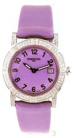 Raymond Weil Stainless Steel & Diamond "Lavender" Ladies Watch, Ref. 3030