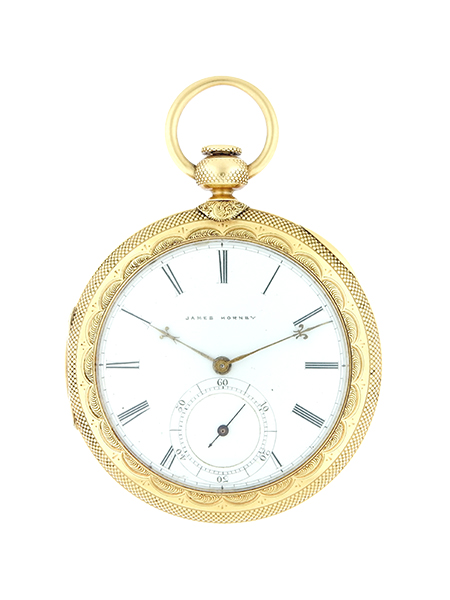 James Hornby Liverpool Lever Fusee 18K Gold Circa 1850