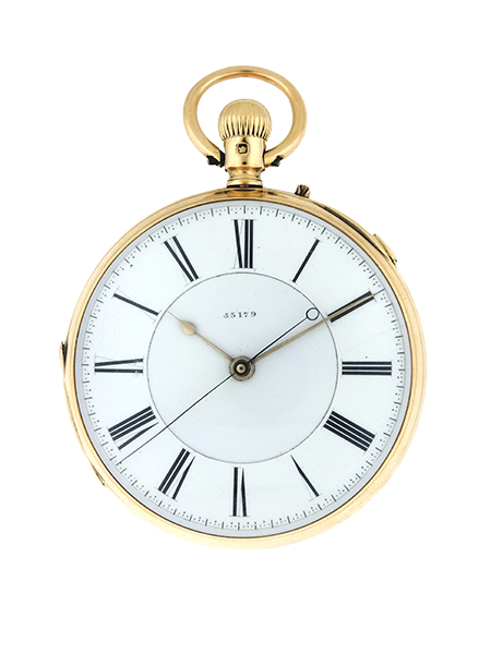 Thomas Halliwell, Dewsbury, 18K Yellow Gold Pocket watch with Center Seconds, c.1870's