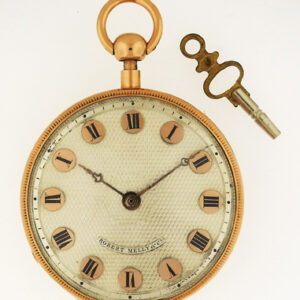 Swiss "Robert Melly & Comp" Quarter Repeater 18k Yellow Gold Open Face
