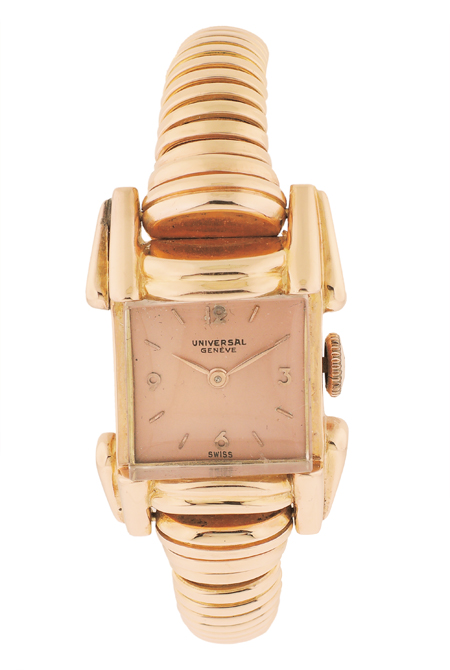 Universal Geneve Lady's 18k PG Bracelet Watch