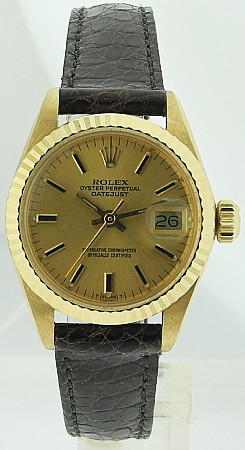 18k Yellow Gold Ladies President “Datejust” Rolex Oyster Perpetual Ref. 6917