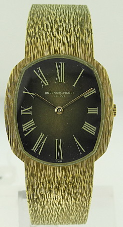 Audemars Piguet 18K Yellow Gold Men's Bracelet Wristwatch