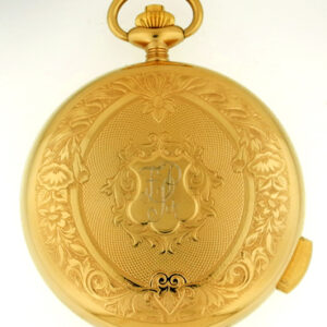 Swiss 5 Minute Repeater, Gold Plated Hunter "Habman" c1978
