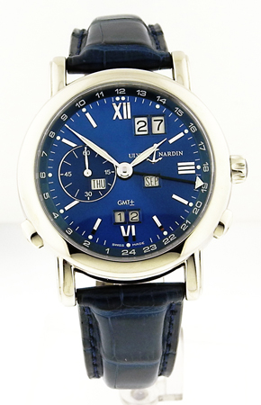 GMT Perpetual, 18k White Gold, Blue, Automatic, Auto Day-Date