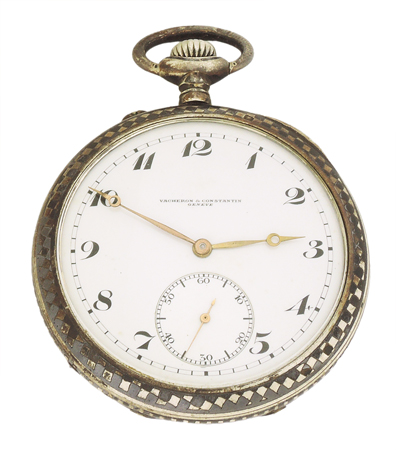 Vacheron & Constantin .800 Silver Open Face Pocket Watch