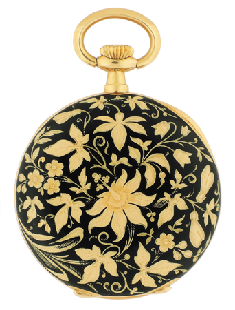 Vacheron Constantin:18K Yellow gold & enamel keyless ladys pendant P.W., c.1905