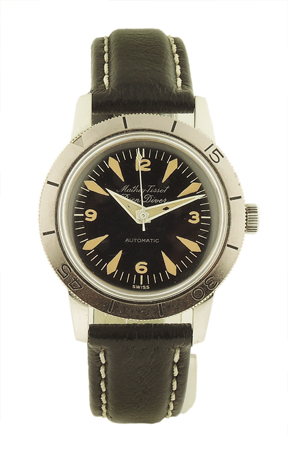 Mathey Tissot, Deep Diver, c1960s, stainless steel, self-winding center-seconds