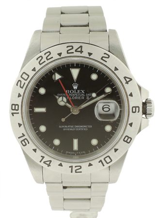 Rolex SS OP Explorer II with box and certificate