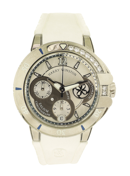 Harry Winston Zalium and Diamond Chronograph with Auto-Date. c.2010