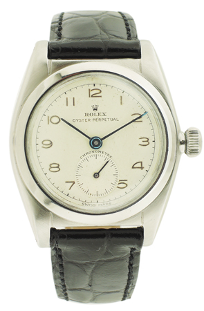 REF. 2764, Stainless Steel Bubble-Back, OYSTER PERPETUAL CHRONOMETRE c.1940's