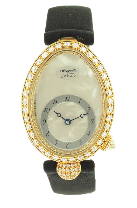 Breguet Queen Of Naples, 18k Yellow Gold w/ Diamond Bezel Ref 2351, Complete!!